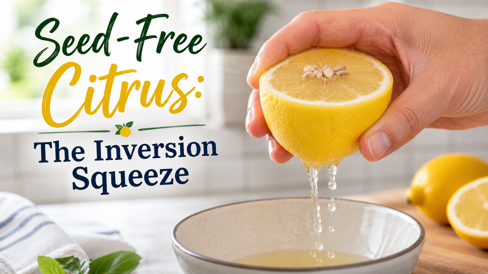 Seed-Free Citrus: The Inversion Squeeze